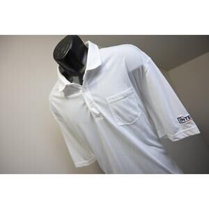 Onward Reserve Polo Poly-Cotton White Athletic Golf Shirt Mens Sz 2XL XXL